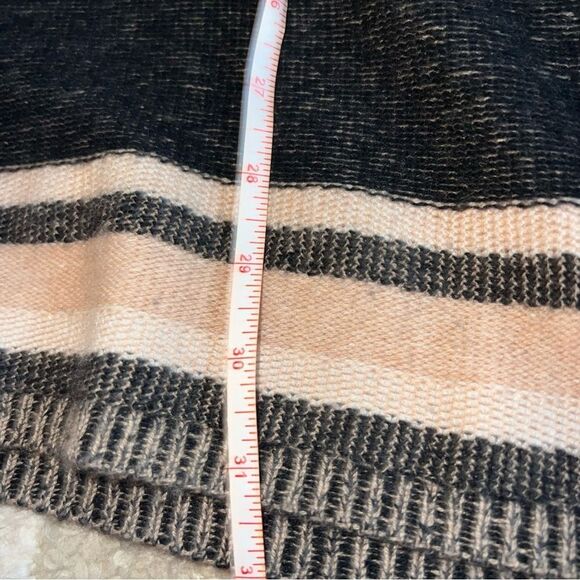 Vince Striped Sweater - Black and Beige - Picture 5 of 6